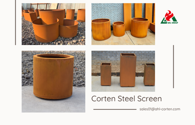 Corten Steel Outdoor Planter